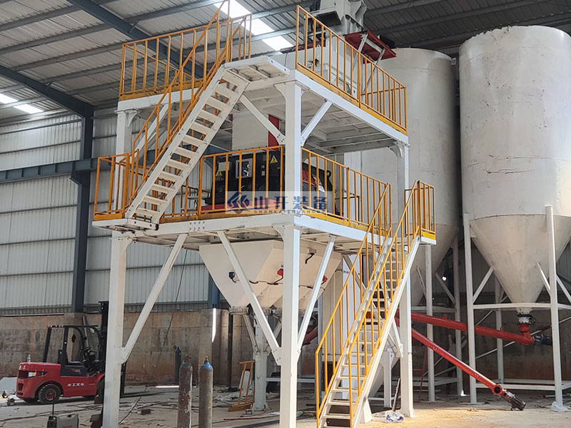 專注品質(zhì)與效率：山開裝備膩子粉生產(chǎn)線解決方案